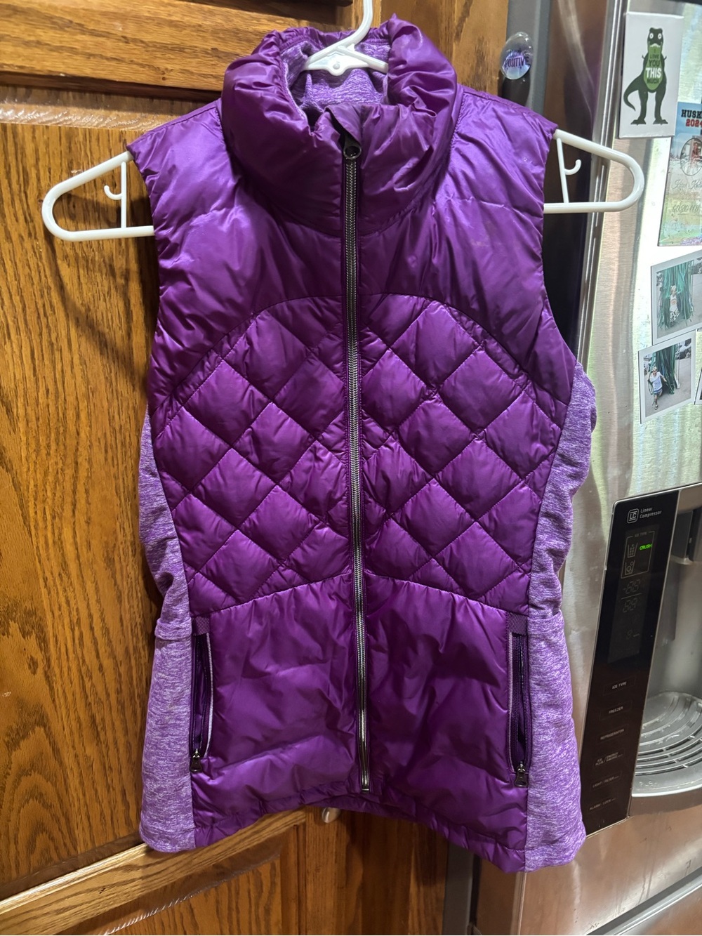 Women’s Lululemon Purple Quilted Sleeveless Vest size 4 - Picture 5 of 12